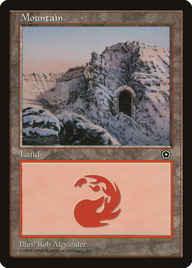 Mountain (Signature on Left / Cave on Right) [Portal Second Age] - Magic: The Gathering - Card Brawlers | Quebec | Canada |