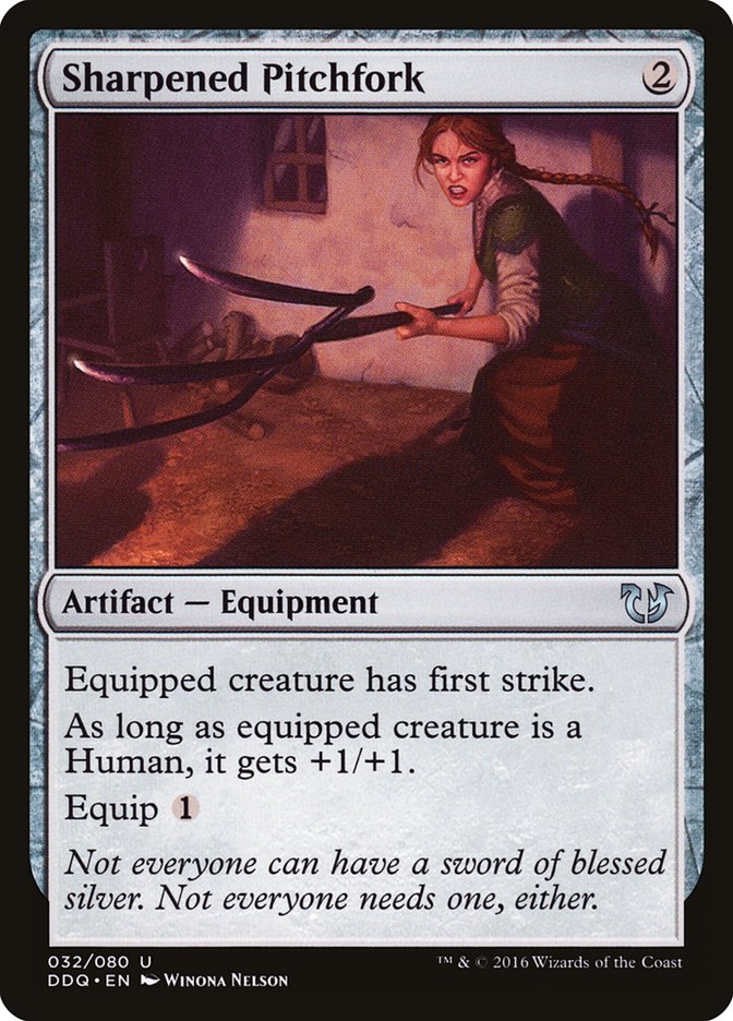 Sharpened Pitchfork [Duel Decks: Blessed vs. Cursed] - Magic: The Gathering - Card Brawlers | Quebec | Canada |