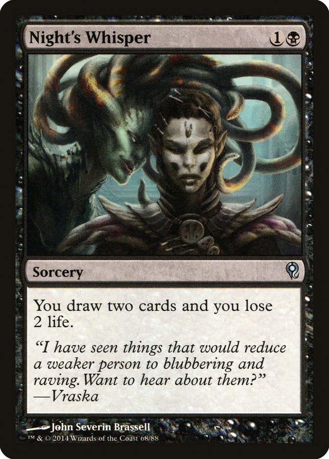 Night's Whisper [Duel Decks: Jace vs. Vraska] - Magic: The Gathering - Card Brawlers | Quebec | Canada |