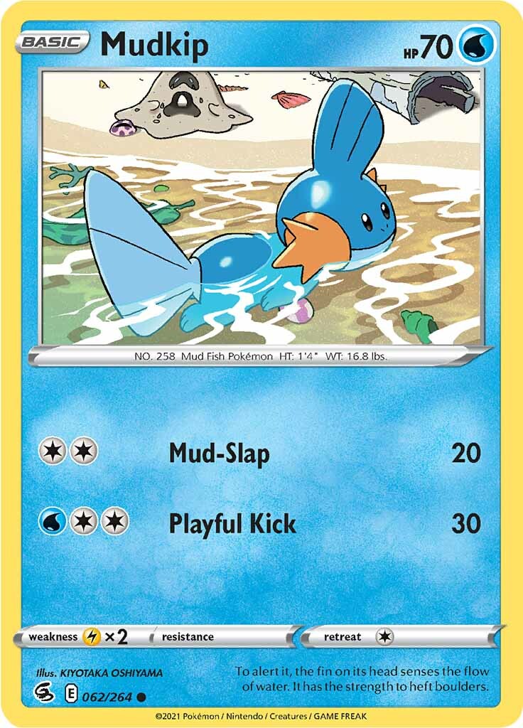Mudkip (062/264) [Sword & Shield: Fusion Strike] - Pokémon - Card Brawlers | Quebec | Canada |