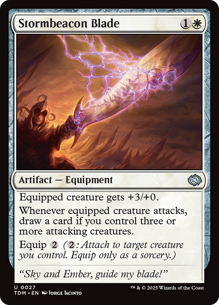 Stormbeacon Blade [Tarkir: Dragonstorm] - Magic: The Gathering - Card Brawlers | Quebec | Canada |