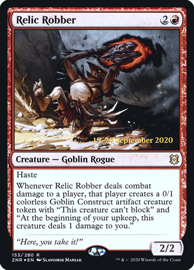 Relic Robber [Zendikar Rising Prerelease Promos] - Magic: The Gathering - Card Brawlers | Quebec | Canada |