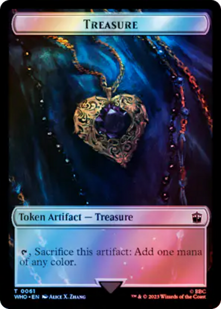 Soldier // Treasure (0061) Double-Sided Token (Surge Foil) [Doctor Who Tokens] - Magic: The Gathering - Card Brawlers | Quebec | Canada |