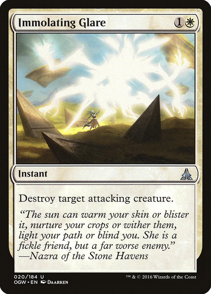 Immolating Glare [Oath of the Gatewatch] - Magic: The Gathering - Card Brawlers | Quebec | Canada |
