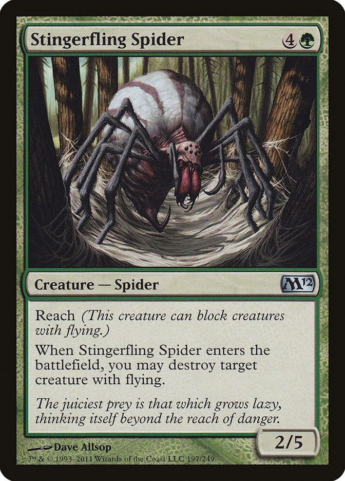 Stingerfling Spider [Magic 2012] - Magic: The Gathering - Card Brawlers | Quebec | Canada |