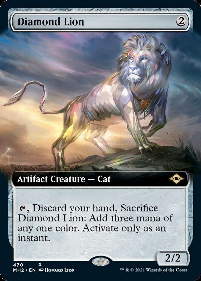 Diamond Lion (Extended Art) [Modern Horizons 2] - Magic: The Gathering - Card Brawlers | Quebec | Canada |