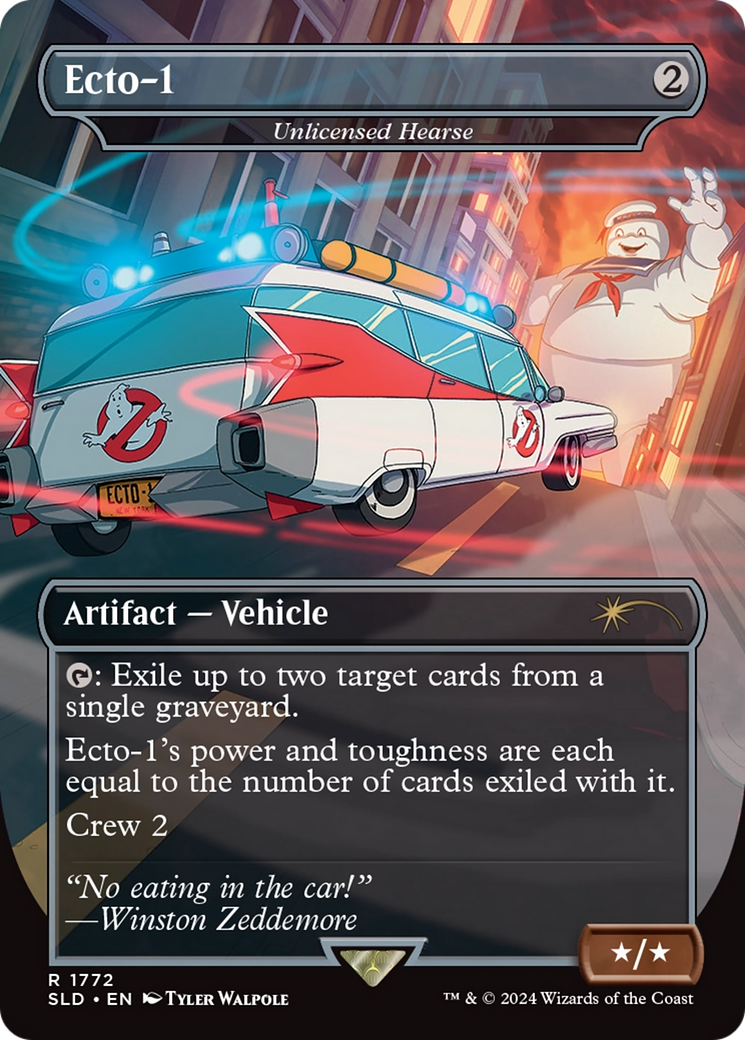 Ecto-1 - Unlicensed Hearse [Secret Lair Drop Series] - Magic: The Gathering - Card Brawlers | Quebec | Canada |