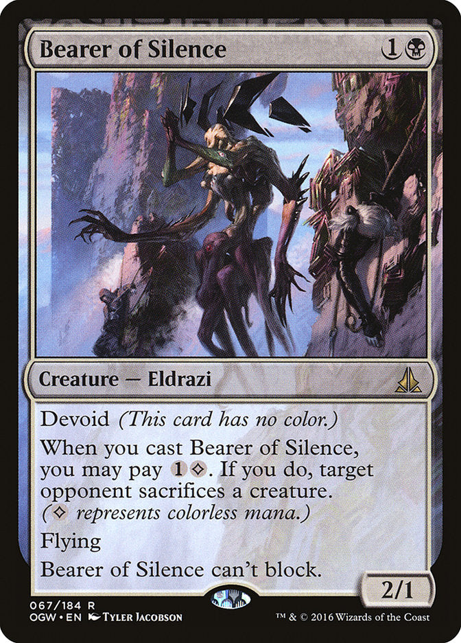 Bearer of Silence [Oath of the Gatewatch] - Magic: The Gathering - Card Brawlers | Quebec | Canada |