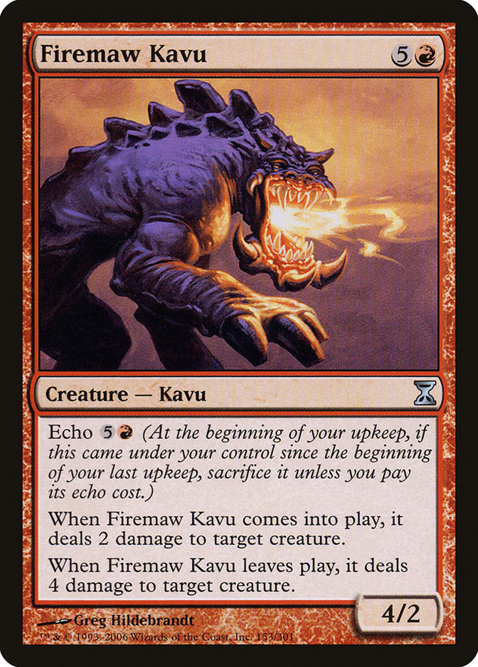 Firemaw Kavu [Time Spiral] - Magic: The Gathering - Card Brawlers | Quebec | Canada |