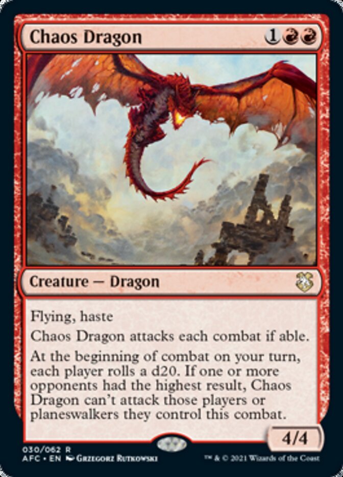 Chaos Dragon [Dungeons & Dragons: Adventures in the Forgotten Realms Commander] - Magic: The Gathering - Card Brawlers | Quebec | Canada |