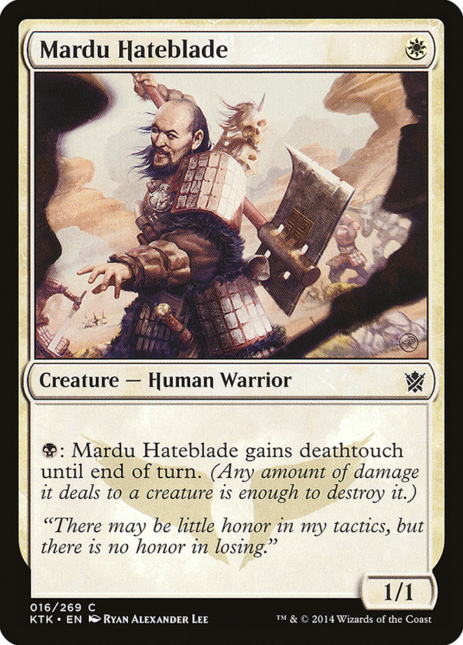 Mardu Hateblade [Khans of Tarkir] - Magic: The Gathering - Card Brawlers | Quebec | Canada |