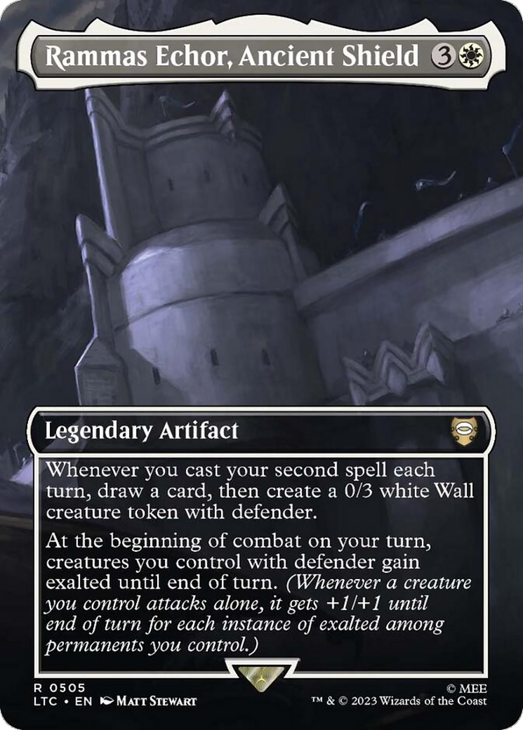 Rammas Echor, Ancient Shield (Borderless) [The Lord of the Rings: Tales of Middle-Earth Commander] - Magic: The Gathering - Card Brawlers | Quebec | Canada |