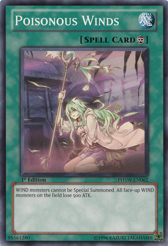 Poisonous Winds [PHSW-EN062] Common - Yu-Gi-Oh! - Card Brawlers | Quebec | Canada |