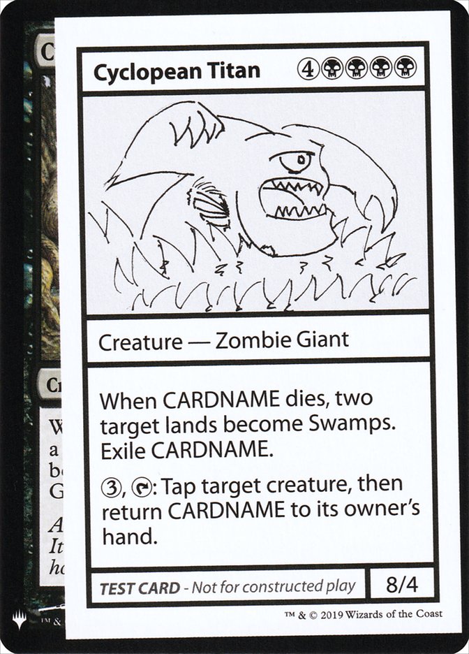 Cyclopean Titan [Mystery Booster Playtest Cards] - Magic: The Gathering - Card Brawlers | Quebec | Canada |
