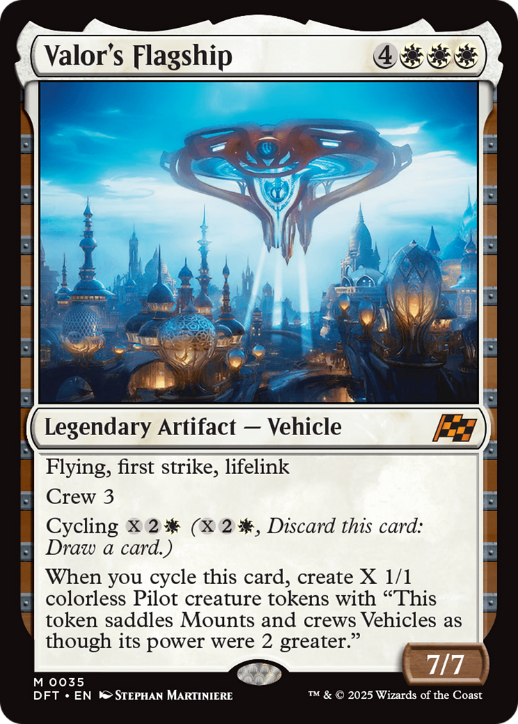 Valor's Flagship [Aetherdrift] - Magic: The Gathering - Card Brawlers | Quebec | Canada |