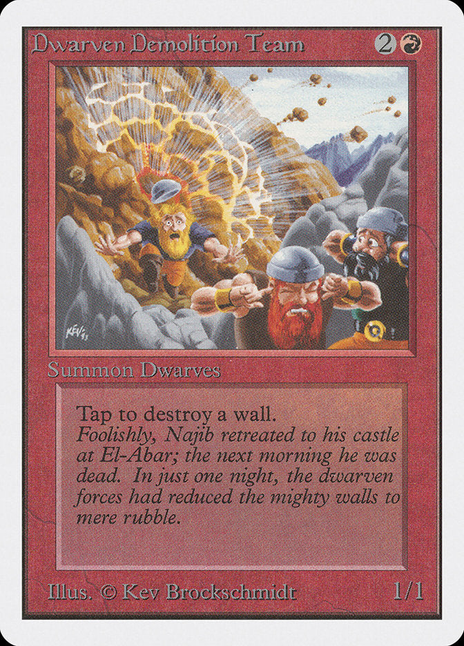 Dwarven Demolition Team [Unlimited Edition] - Magic: The Gathering - Card Brawlers | Quebec | Canada |