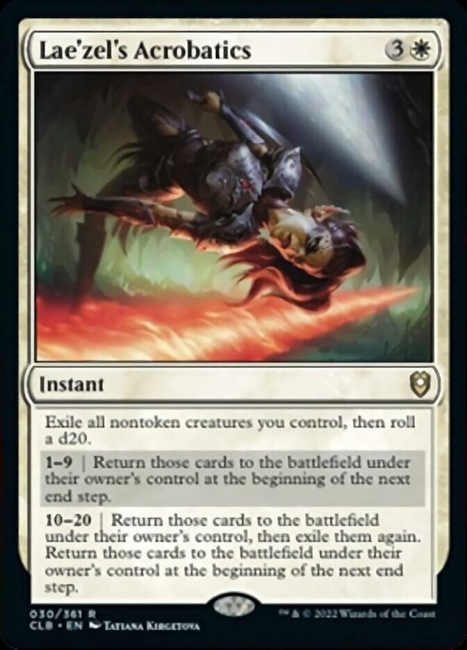 Lae'zel's Acrobatics [Commander Legends: Battle for Baldur's Gate] - Magic: The Gathering - Card Brawlers | Quebec | Canada |