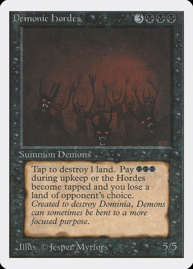 Demonic Hordes [Unlimited Edition] - Magic: The Gathering - Card Brawlers | Quebec | Canada |