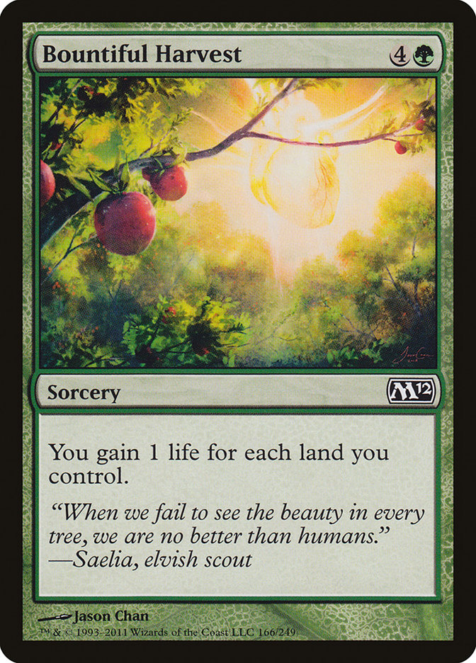 Bountiful Harvest [Magic 2012] - Magic: The Gathering - Card Brawlers | Quebec | Canada |