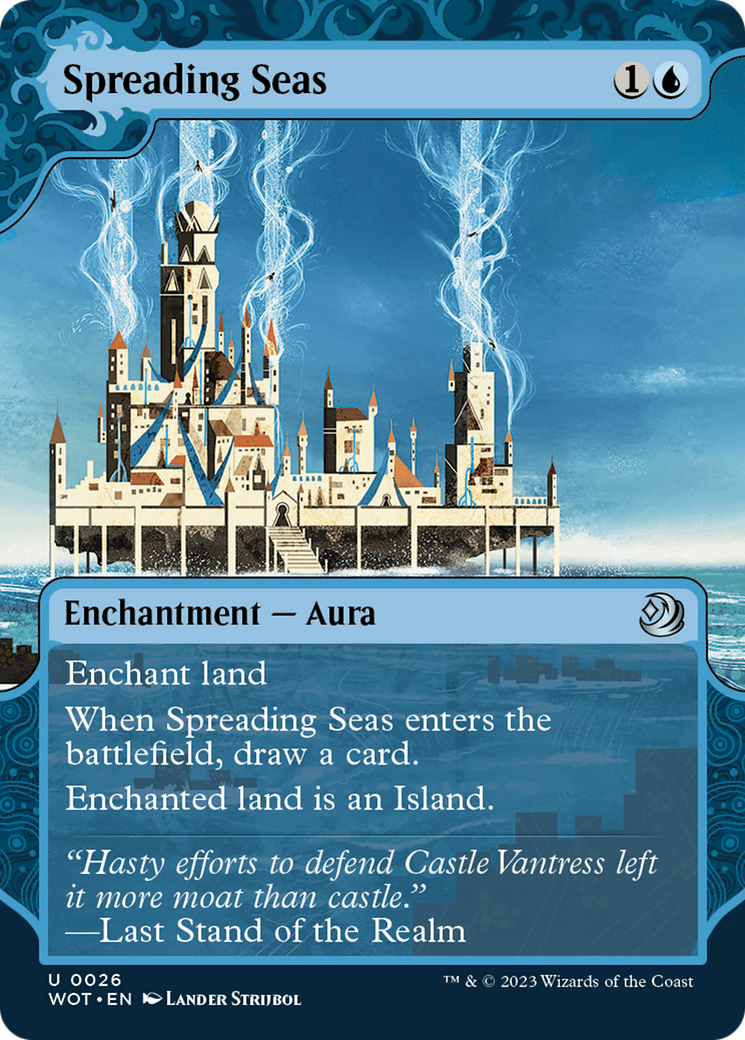 Spreading Seas [Wilds of Eldraine: Enchanting Tales] - Magic: The Gathering - Card Brawlers | Quebec | Canada |