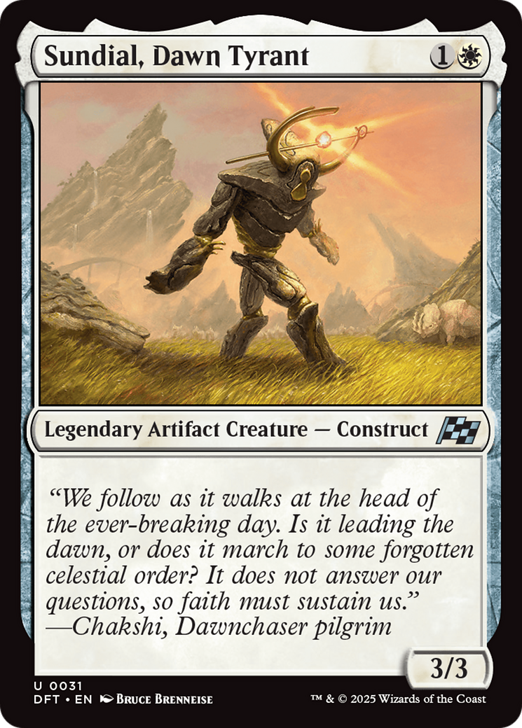 Sundial, Dawn Tyrant [Aetherdrift] - Magic: The Gathering - Card Brawlers | Quebec | Canada |