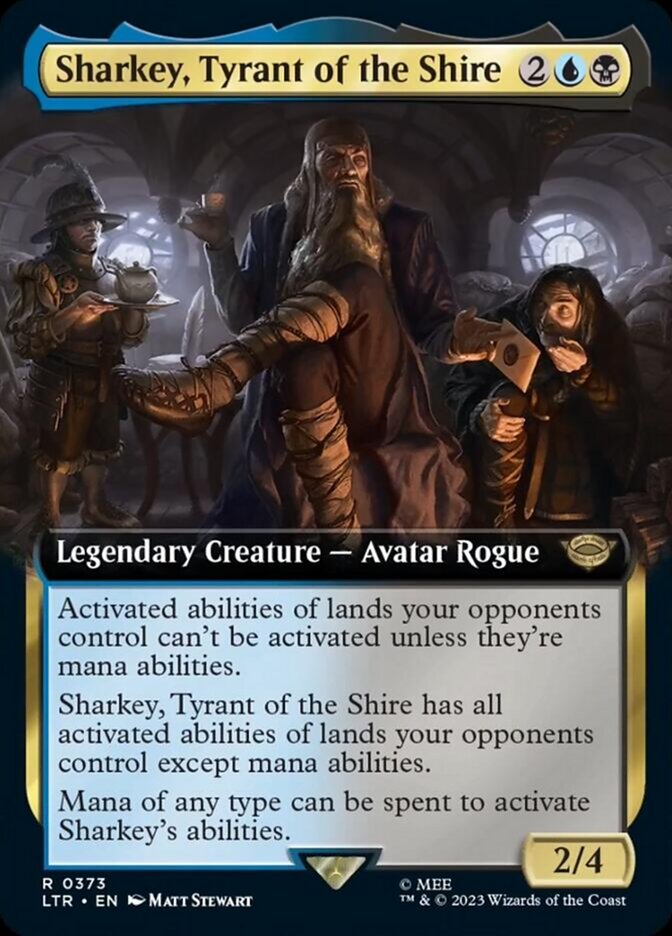 Sharkey, Tyrant of the Shire (Extended Art) [The Lord of the Rings: Tales of Middle-Earth] - Magic: The Gathering - Card Brawlers | Quebec | Canada |