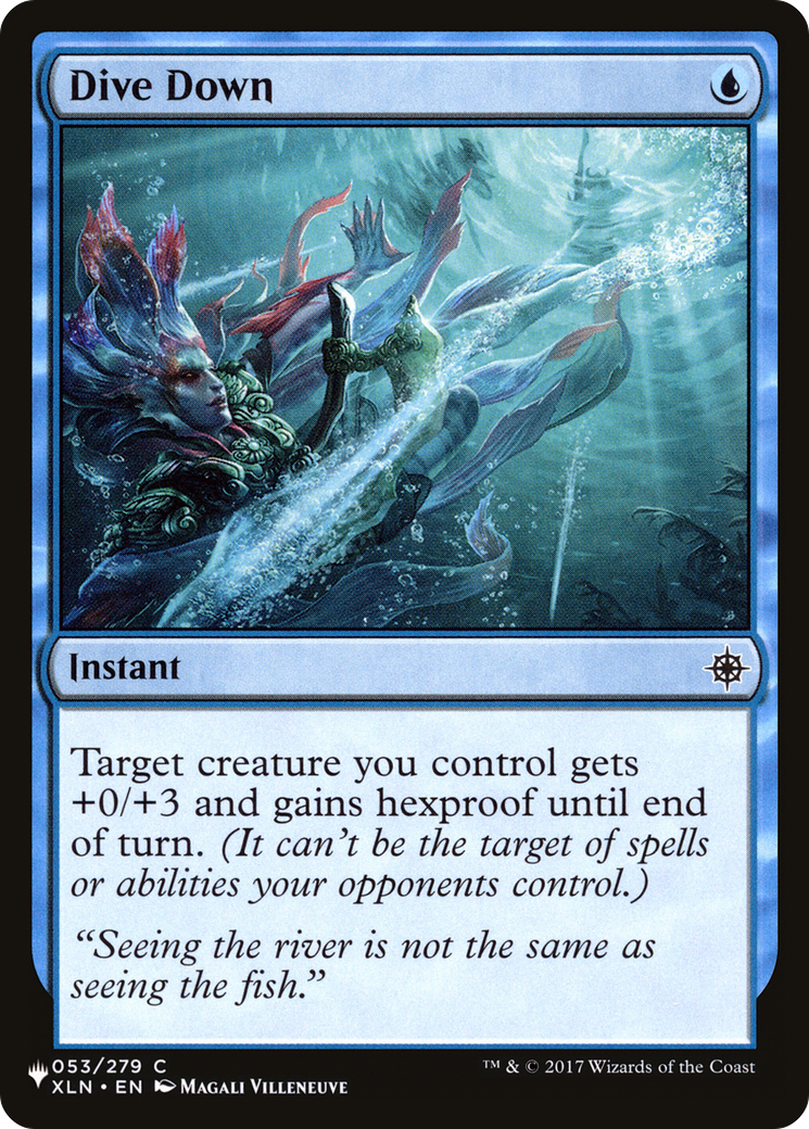 Dive Down [The List] - Magic: The Gathering - Card Brawlers | Quebec | Canada |