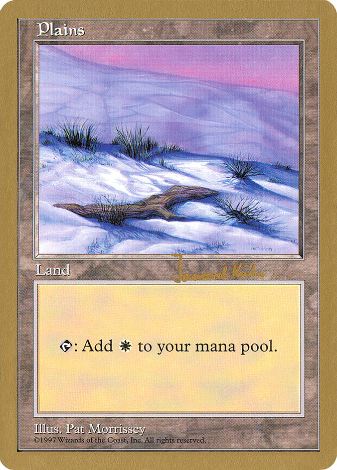 Plains (jk430) (Janosch Kuhn) [World Championship Decks 1997] - Magic: The Gathering - Card Brawlers | Quebec | Canada |