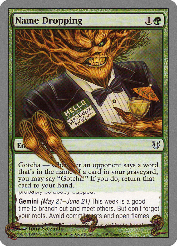 Name Dropping [Unhinged] - Magic: The Gathering - Card Brawlers | Quebec | Canada |