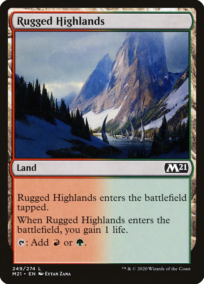 Rugged Highlands [Core Set 2021] - Magic: The Gathering - Card Brawlers | Quebec | Canada |