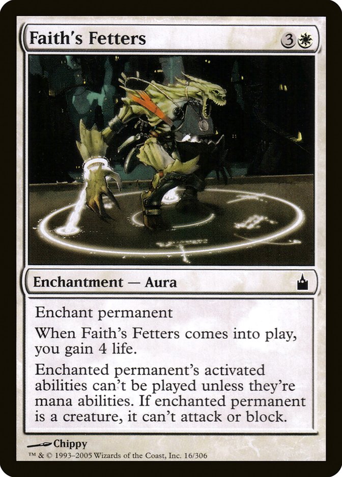 Faith's Fetters [Ravnica: City of Guilds] - Magic: The Gathering - Card Brawlers | Quebec | Canada |