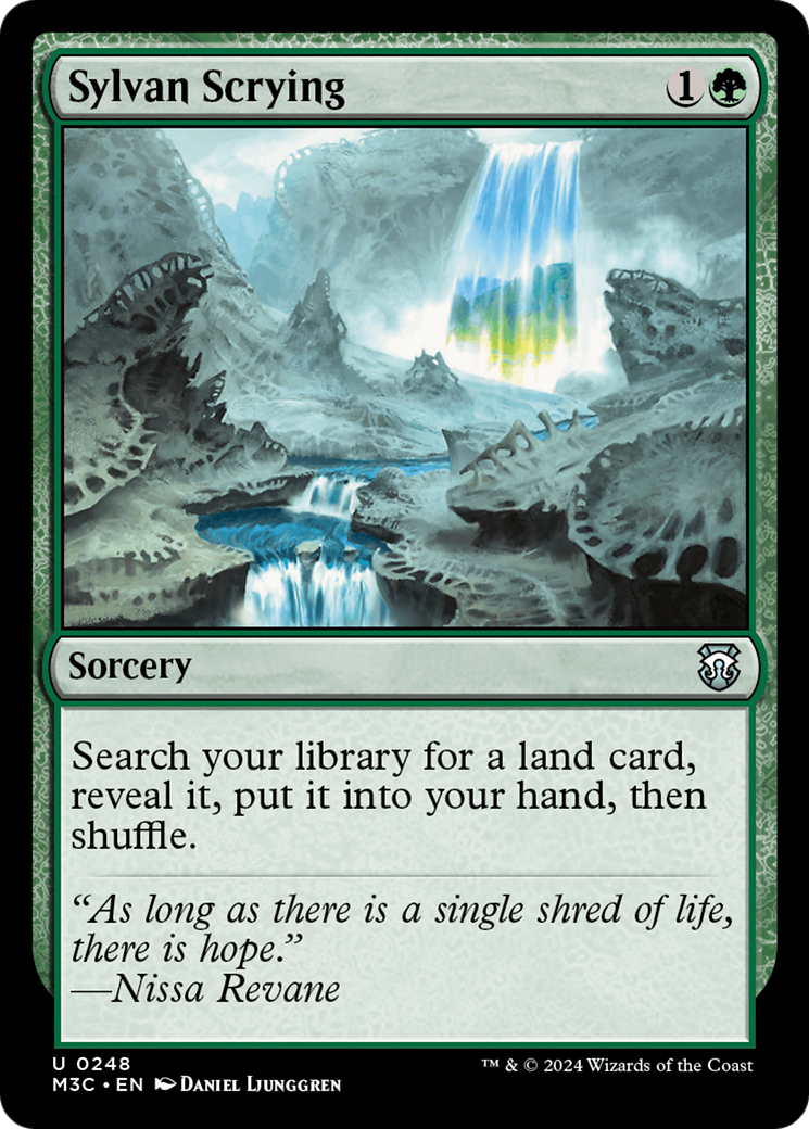 Sylvan Scrying (Ripple Foil) [Modern Horizons 3 Commander] - Magic: The Gathering - Card Brawlers | Quebec | Canada |