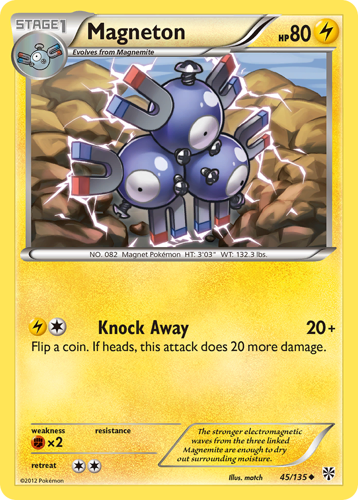 Magneton (45/135) [Black & White: Plasma Storm] - Pokémon - Card Brawlers | Quebec | Canada |