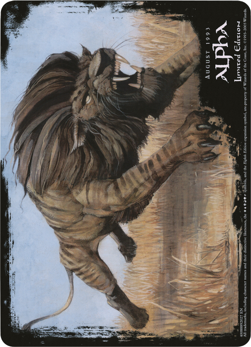 Savannah Lions (Oversized) [Eighth Edition Box Topper] - Magic: The Gathering - Card Brawlers | Quebec | Canada |