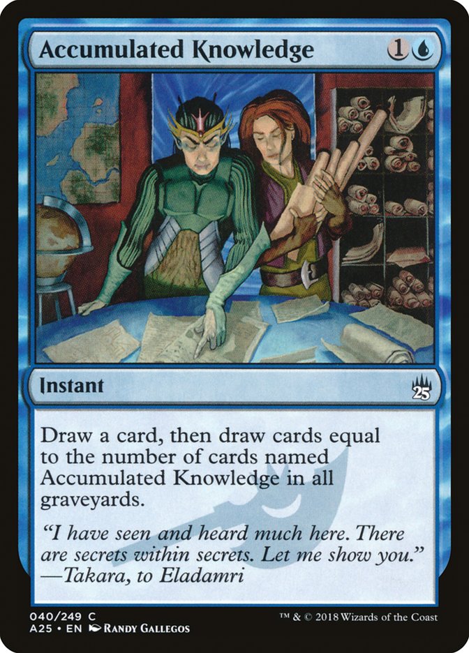 Accumulated Knowledge [Masters 25] - Magic: The Gathering - Card Brawlers | Quebec | Canada |