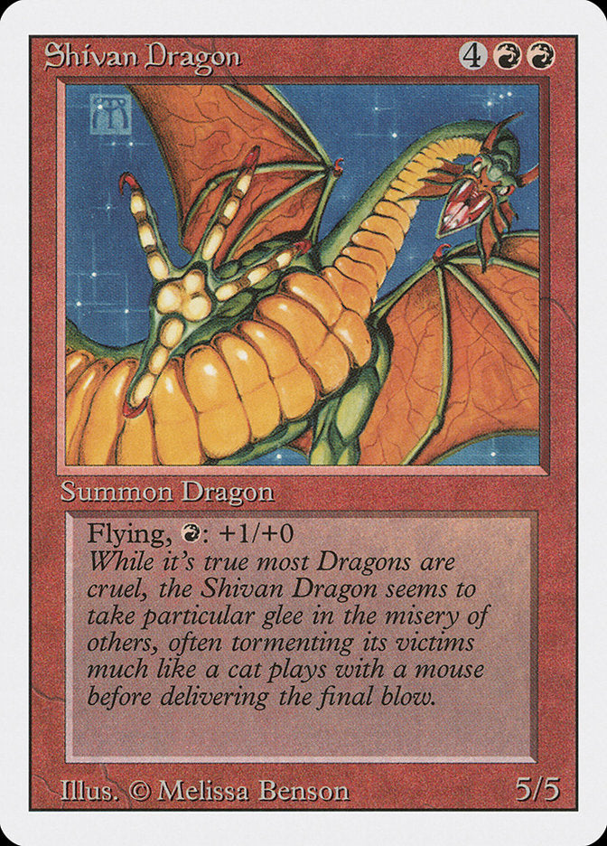 Shivan Dragon [Revised Edition] - Magic: The Gathering - Card Brawlers | Quebec | Canada |
