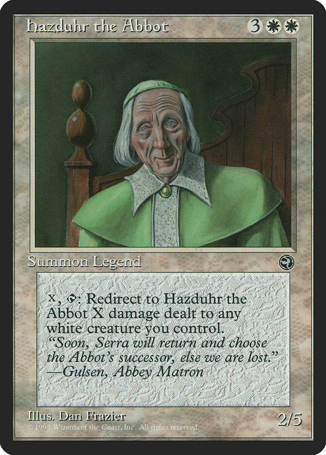 Hazduhr the Abbot [Homelands] - Magic: The Gathering - Card Brawlers | Quebec | Canada |