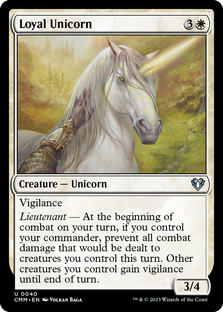 Loyal Unicorn [Commander Masters] - Magic: The Gathering - Card Brawlers | Quebec | Canada |
