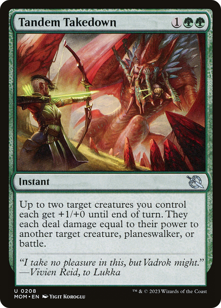 Tandem Takedown [March of the Machine] - Magic: The Gathering - Card Brawlers | Quebec | Canada |