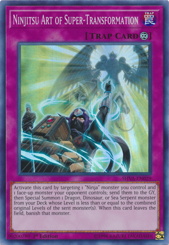 Ninjitsu Art of Super-Transformation [SHVA-EN029] Super Rare - Yu-Gi-Oh! - Card Brawlers | Quebec | Canada |