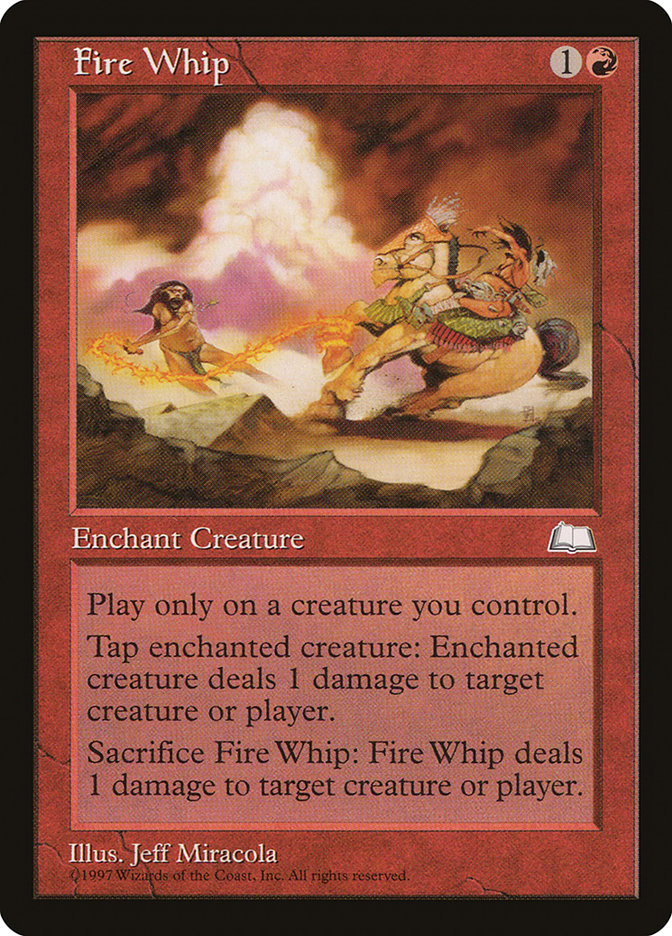 Fire Whip [Weatherlight] - Magic: The Gathering - Card Brawlers | Quebec | Canada |