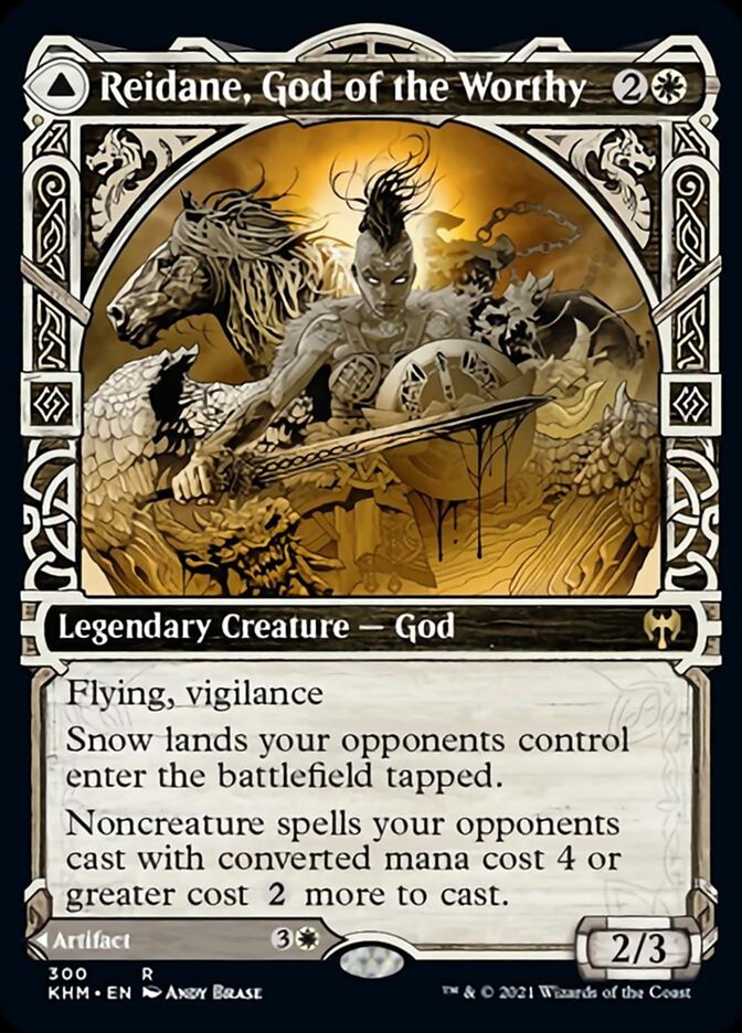 Reidane, God of the Worthy // Valkmira, Protector's Shield (Showcase) [Kaldheim] - Magic: The Gathering - Card Brawlers | Quebec | Canada |