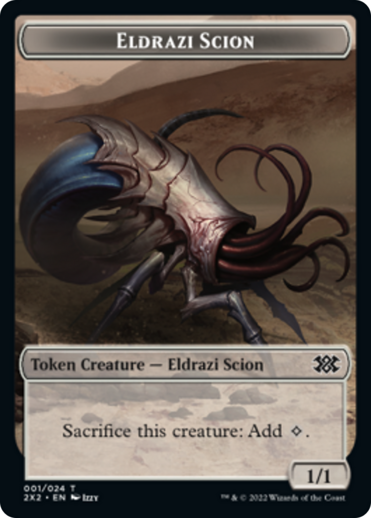 Zombie // Eldrazi Scion Double-Sided Token [Double Masters 2022 Tokens] - Magic: The Gathering - Card Brawlers | Quebec | Canada |