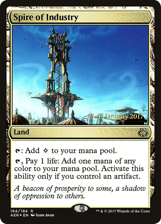 Spire of Industry [Aether Revolt Prerelease Promos] - Magic: The Gathering - Card Brawlers | Quebec | Canada |