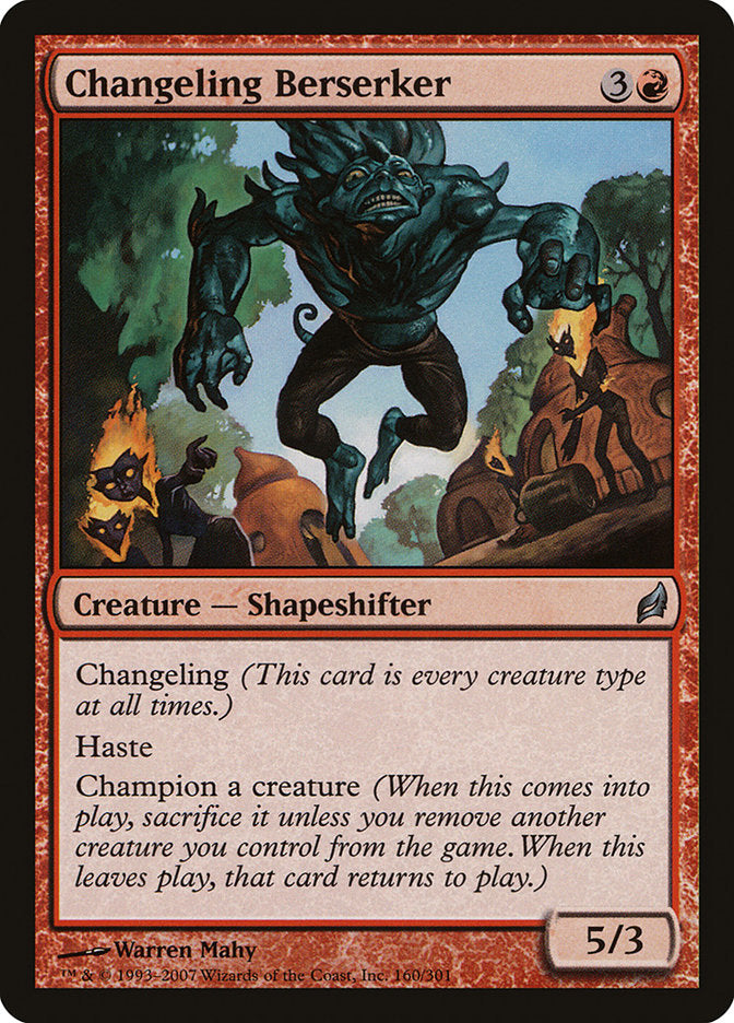 Changeling Berserker [Lorwyn] - Magic: The Gathering - Card Brawlers | Quebec | Canada |