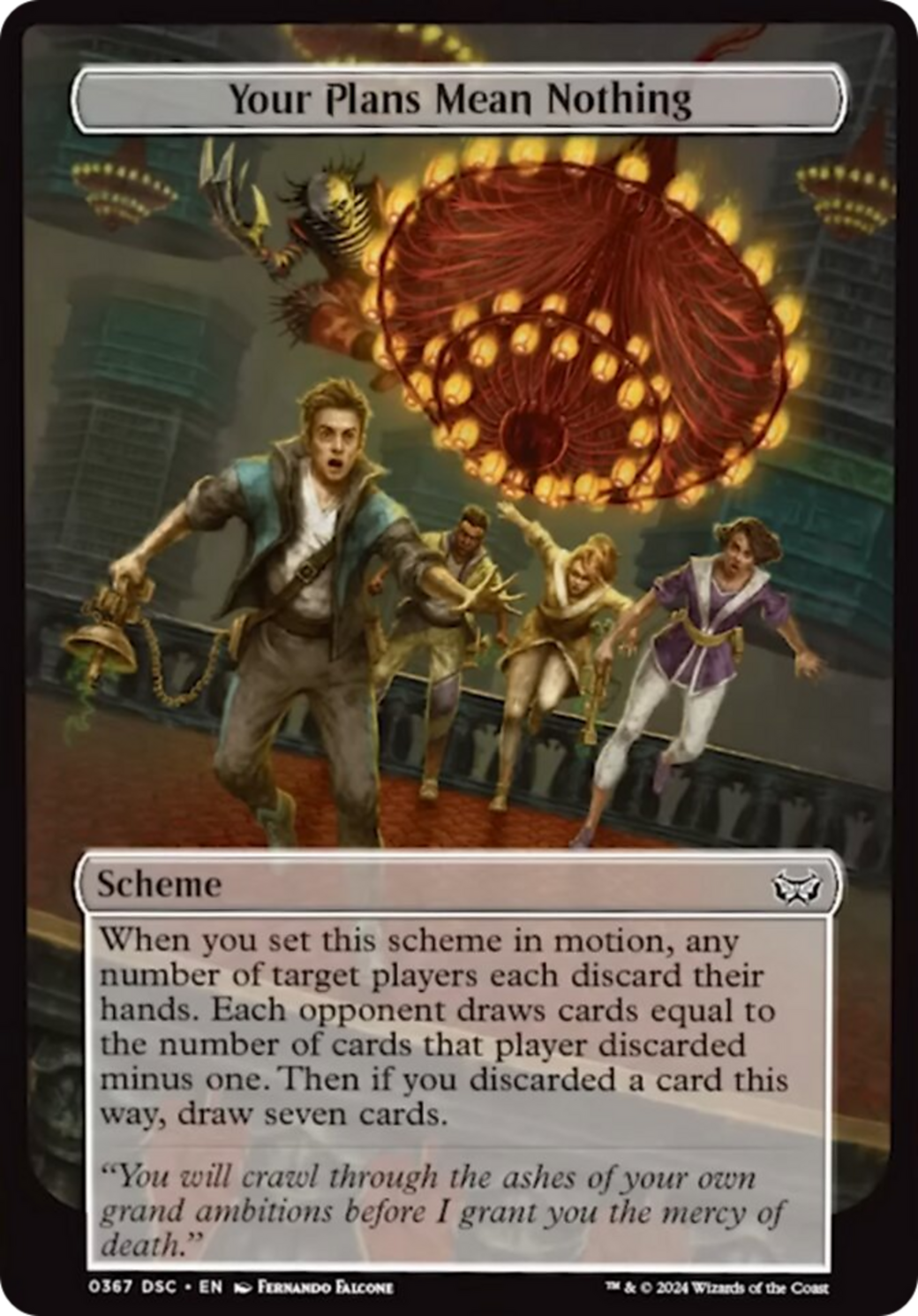 Your Plans Mean Nothing (Full Art) [Duskmourn: Archenemy] - Magic: The Gathering - Card Brawlers | Quebec | Canada |