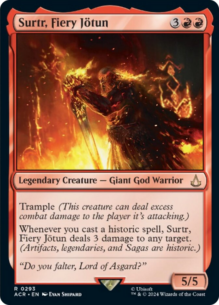 Surtr, Fiery Jotun [Assassin's Creed] - Magic: The Gathering - Card Brawlers | Quebec | Canada |