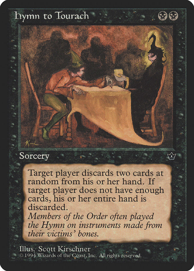 Hymn to Tourach (Scott Kirschner) [Fallen Empires] - Magic: The Gathering - Card Brawlers | Quebec | Canada |