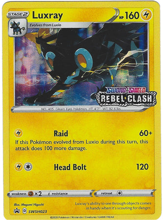 Luxray (SWSH023) (Prerelease Promo) [Sword & Shield: Black Star Promos] - Pokémon - Card Brawlers | Quebec | Canada |