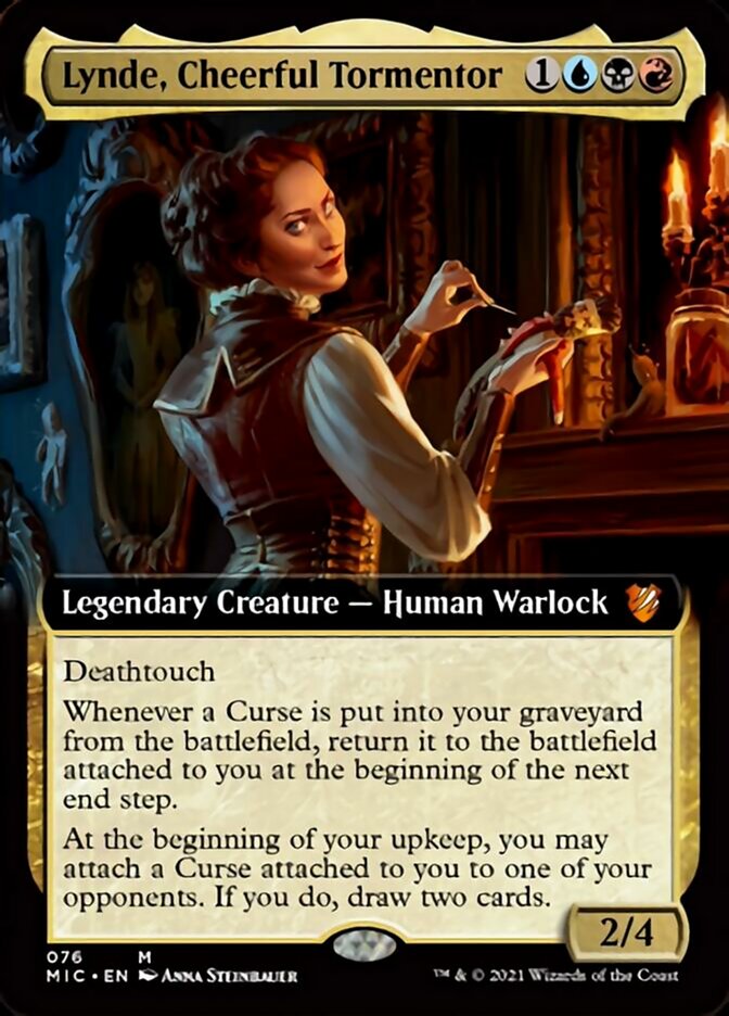 Lynde, Cheerful Tormentor (Extended Art) [Innistrad: Midnight Hunt Commander] - Magic: The Gathering - Card Brawlers | Quebec | Canada |